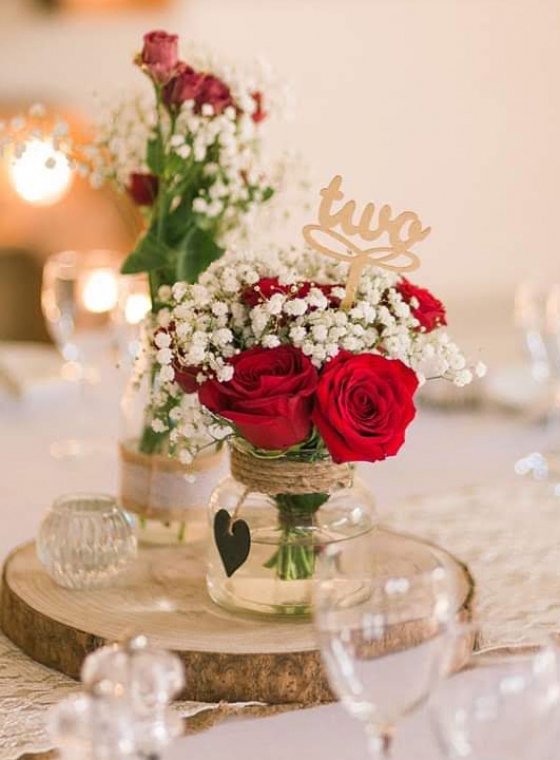 Centrepiece Hire Nuptia Weddings, Nottingham